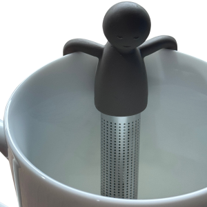 Zaparzacz na kubek Ludzik szary